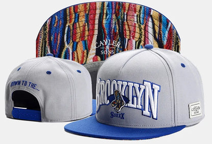 Snapback Hats for Men Hip Hop Style Hats Solid Baseball Hats Adjustable Snapback Cap Flat Brim Baseball Caps