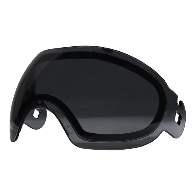 Spunky II Black Paintball Archery Mask Made of Soft PE and Hard Nylon with Thermal Anti-Fog Goggle