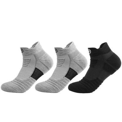 3/6 Pairs Sports Socks For Man High Quality Comfortable Breathable Basketball Short Socks Casual Fashion Low-cut Ankle Socks