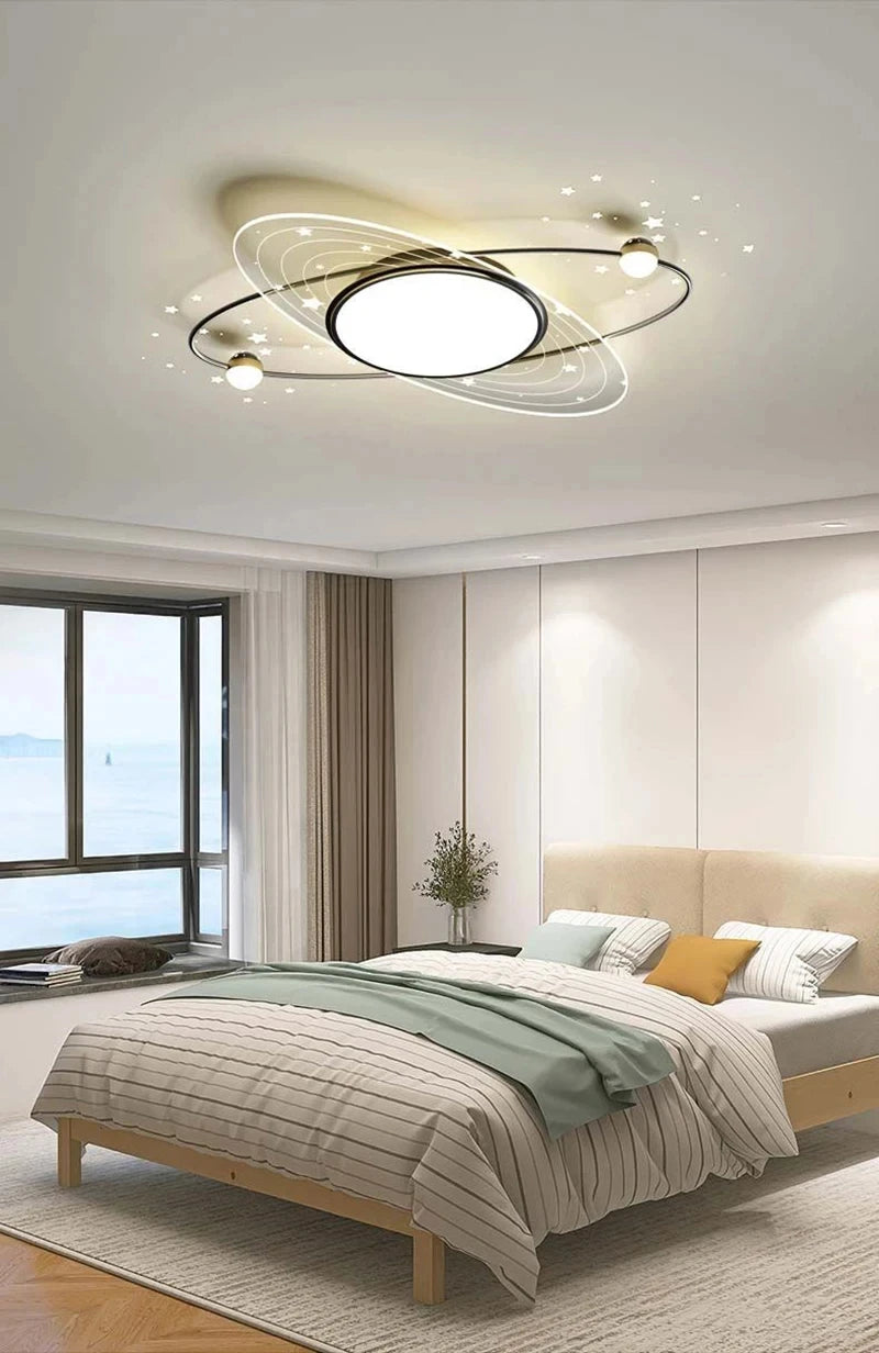 Modern Simple LED Ceiling Lamp Home Decor Bedroom Study Fixture Creative Dining Living Room Lights Children's Room Chandelier