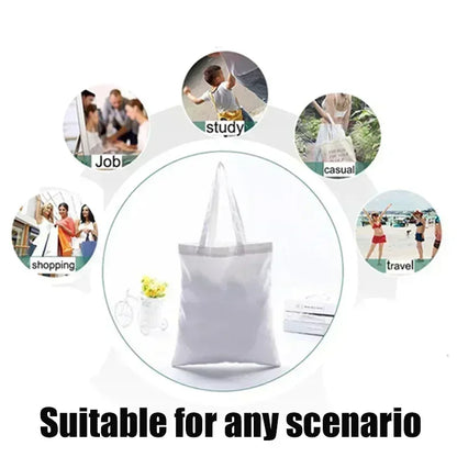 Spanish Women Shoulder Bag Graphic Harajuku Shopper Bags Large Capacity Canvas Tote Handbag No Zipper Eco Casual Girl Handbags