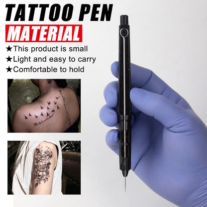 Complete 3D Body Art Tattoo Kit - Professional Hand Poke & Stick Pen Set with Ink, Needles, and DIY Guide - Perfect for Beginners to Experts