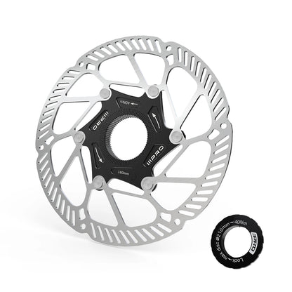 IIIPRO Bike Brake Floating Rotor 140/160/180/203mm Center Lock Brake Disc Ultralight High Strength abstract heat Disc Bike Part