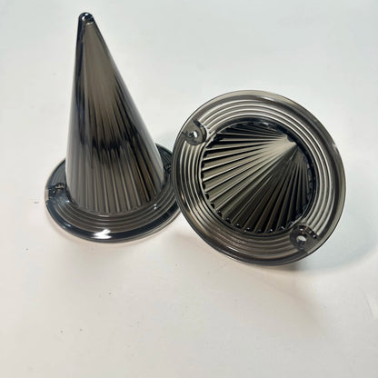 Pair Motorcycle Indicator Lens Cover Turn Signal Light Cap For Harley Touring Road Glide Road King Electra Tour Glide 1986-2021