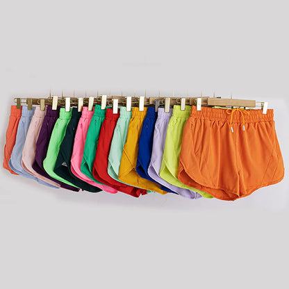 Women Running  Lightweight Athletic Shorts With Mesh Liner Zip Pocket Quick Dry Workout Sports Shorts Oneractive Yoga Pant Sport