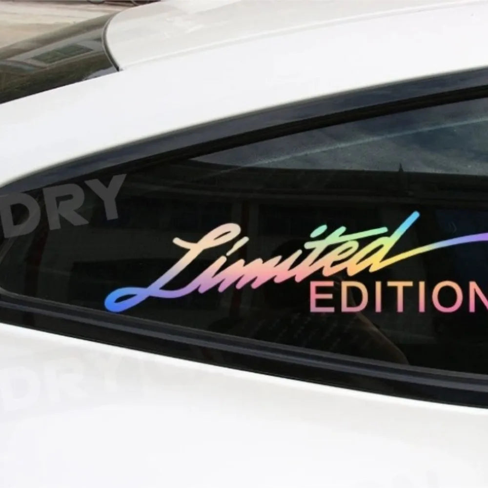 Personalized Limited Edition Stickers Reflective Car Stickers Creative Stickers Decal Window Decor Auto Bumper Sticker