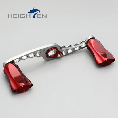 HEIGHTEN Baitcasting Reel Mod Kit Double Handle Center Distance 95mm +Diameter 21mm Knobs Lure Fishing Modification Accessories