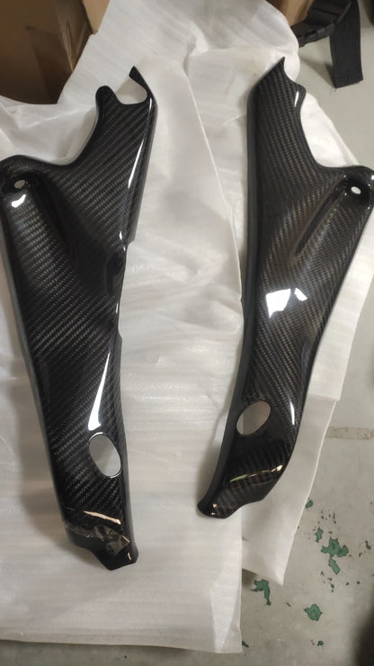 motorcycles For Kawasaki Ninja H2 H2R 2015-2024 Sur-Ron 100% Full Carbon Fiber Lower Fairing Winglets Fairings Motorcycles
