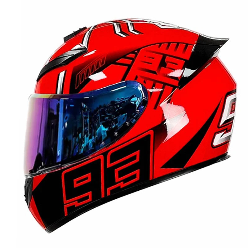 DOT Unisex Motorcycle Helmet Full Helmet Safety Helm Helmet Outdoor Riding Casco Moto Capacetes Helmets four seasons Universal