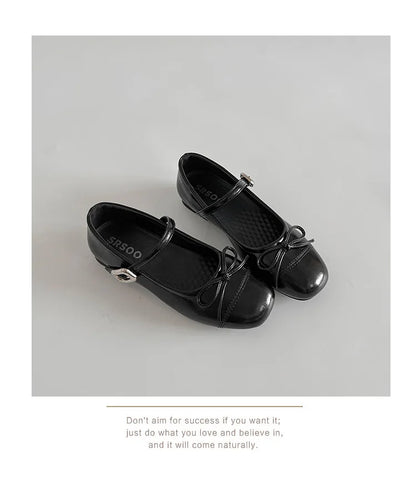 2026 New Spring Vintage Women Ballet Flats Shoes Comfort Round Toe Soft Sole Shoes Elegant Butterfly-knot Dress Grandma's Shoes
