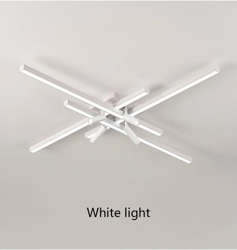 Modern Minimalist Living Room Ceiling Lights Bedroom Long Line lamps LED Chandelier Hall Bedroom Indoor Lighting Decoration