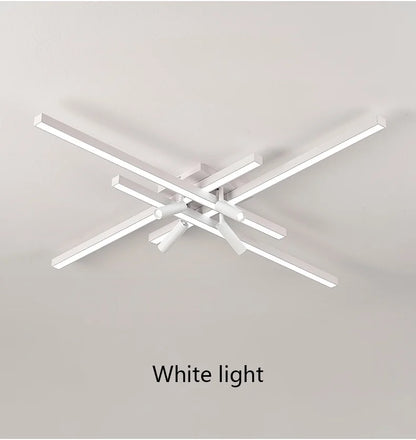Modern Minimalist Living Room Ceiling Lights Bedroom Long Line lamps LED Chandelier Hall Bedroom Indoor Lighting Decoration