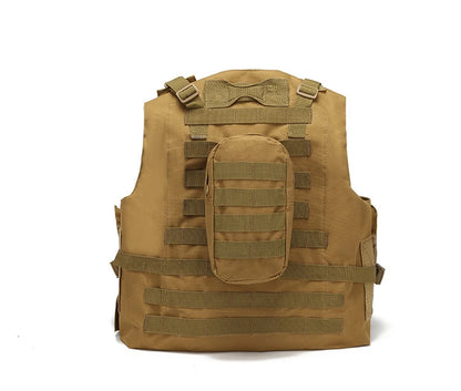 Nylon Tactical Vest Body Armor Hunting Carrier Accessories Men Combat MOLLE Camo Military Vest Outdoor CS Hunting