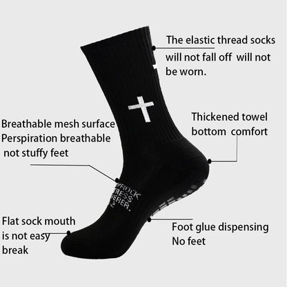 New Men Women Sports Football Socks Tube Wear-resistant Non-slip Outdoor Sports Cycling Socks Soccer Basketball Socks