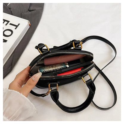Trend Luxury Designer Ladies Handbag Women's Vintage PU Leather Shell Bag Casual Crossbody Bags for Women Shoulder Bag for Phone