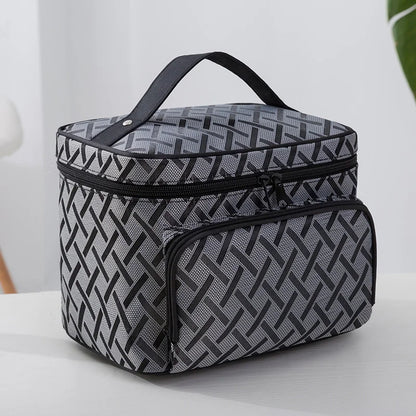 New Large Capacity Flower Cosmetic Bag Zipper Cosmetic Box Storage Organizers Travel Toiletry Makeup Bag SZL8061