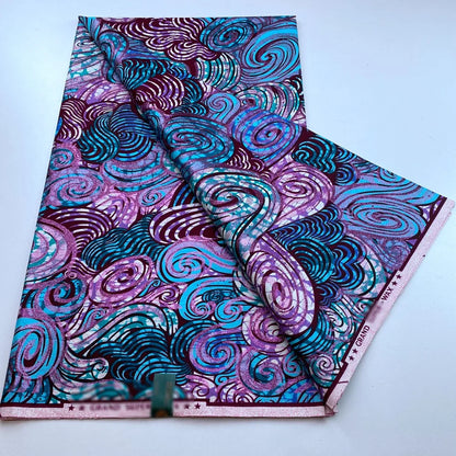 New African Wax Print Fabric Ankara Kitenge Pagne Loincloth Batik Wholesale Golden Glitter Grand 100Cotton Material For Sew 6yar