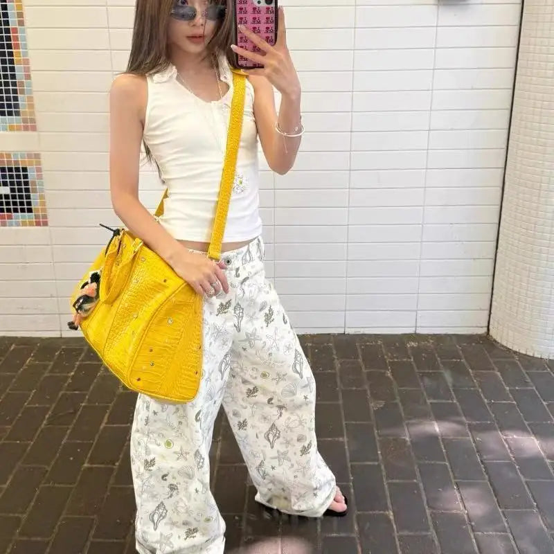 Tote Bag Women Crocodile Grain 2025 Fashion Vintage Diamond PU High-Capacity Shoulder Bag Handbag Euro-America Style