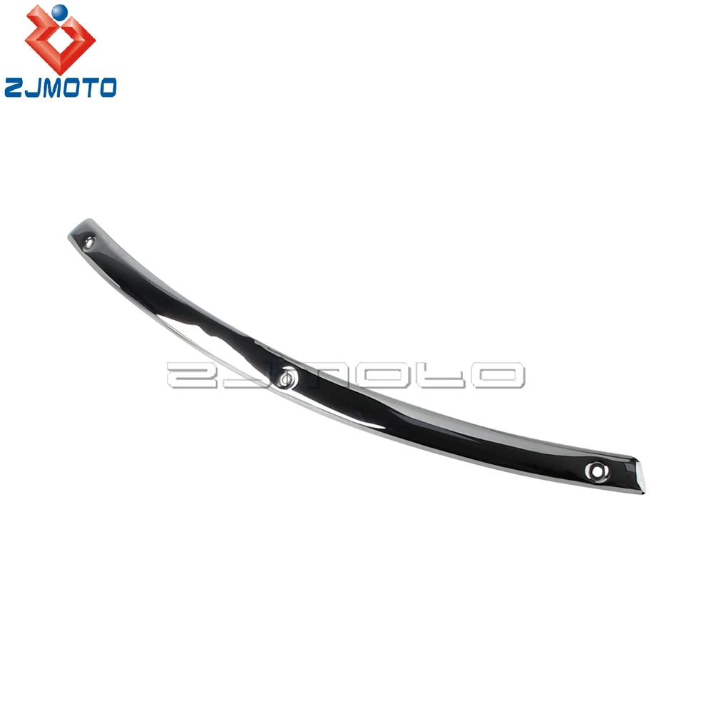 Steel Motorcycle Front Windshield Trim W/ Rubber Gasket For Harley Electra Street Tri Glide Touring Windscreen Strips 1996-2013