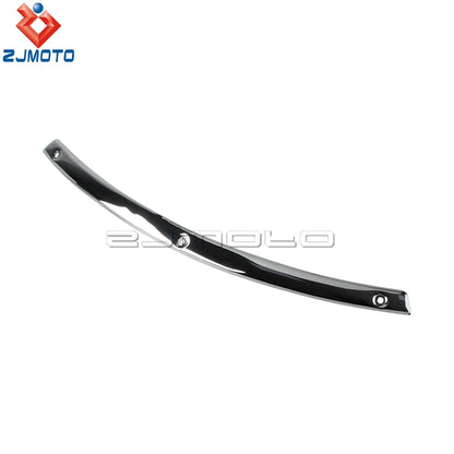 Steel Motorcycle Front Windshield Trim W/ Rubber Gasket For Harley Electra Street Tri Glide Touring Windscreen Strips 1996-2013