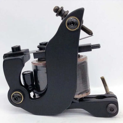 TRUE STAR Newest 10 Wrap Coils Hand-assembled Tattoo Machine Gun For Liner Shader Cast-iron Tattoo Machines