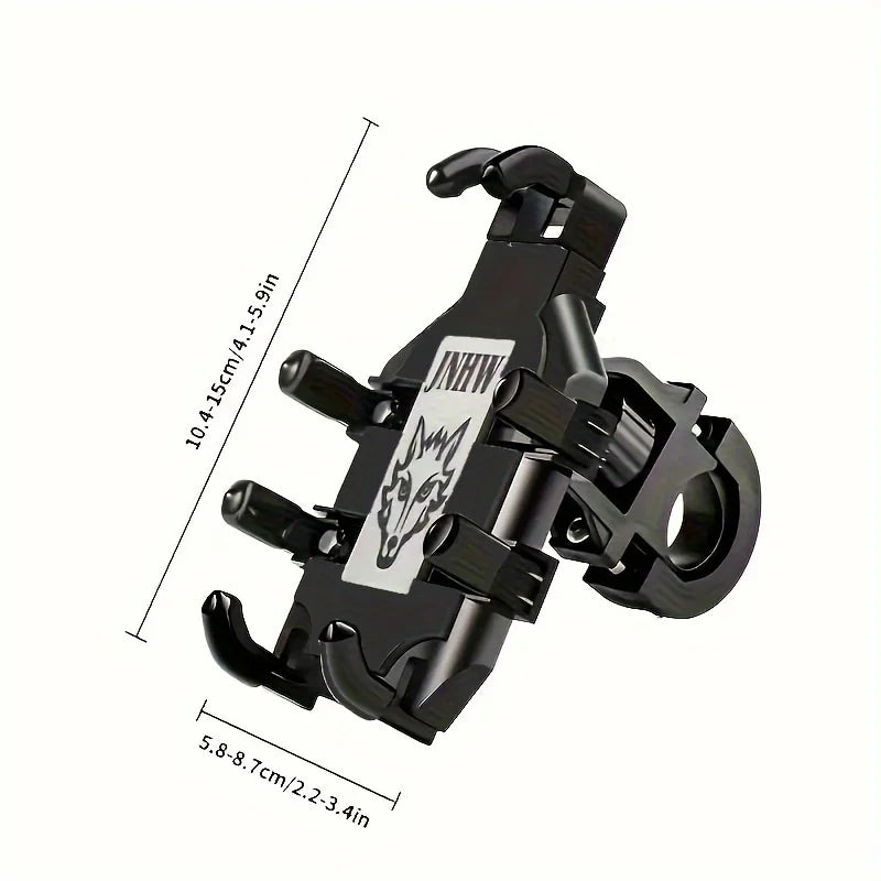 1 Pcs Super stable Motorcycle Handlebar Phone Holder 360 Degree Rotating Motorcycle Navigation Shock-proof Phone Stand Bracket