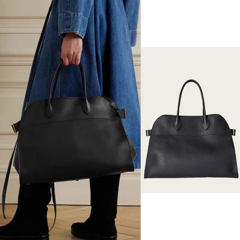 Elegant Suede Tote Bag Luxury Leather Large Capacity Shoulder Bag Minimalist Fashion Commute Handbag Soft Casual Shopping Bag