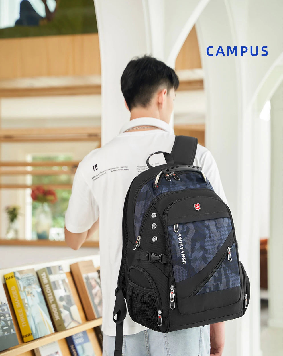 2026 Waterproof 17/20 Inch Laptop Backpack Men Airplane Travel Everyday Backpacks Women Oxford Rucksack Male School Bag Mochila
