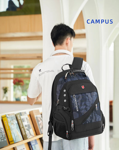 2026 Waterproof 17/20 Inch Laptop Backpack Men Airplane Travel Everyday Backpacks Women Oxford Rucksack Male School Bag Mochila