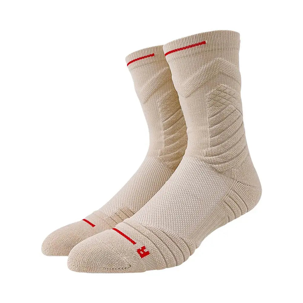 Bullfight 2.0 Men's High-top Sports Towel Basketball Socks Bottom Practical Professional Long-tube Mid-tube Elite Thick Running