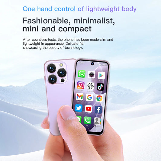 SOYES XS19 3.88" Mini Smartphone 2GB RAM 16GB ROM Android10.0 Face Recognition Unlock 3G Small Mobile Phone