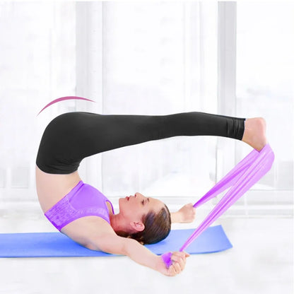 Elastic Fitness Bands Resistance Bands Elastic Fitness Tapes Yoga Pilates Crossfit Stretching Muscular Work Out Equipment