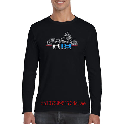 Men T Shirt Casual R18 Classic Motorcycle T-shirt Graphic Summer Short Sleeves 100% Cotton S-4xl Cool Tee