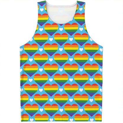 Rainbow LGBT Pride Pattern Tank Top Summer Fashion Colorful Men Women 3D Printed Sleeveless T Shirt Casual Harajuku Loose Vest