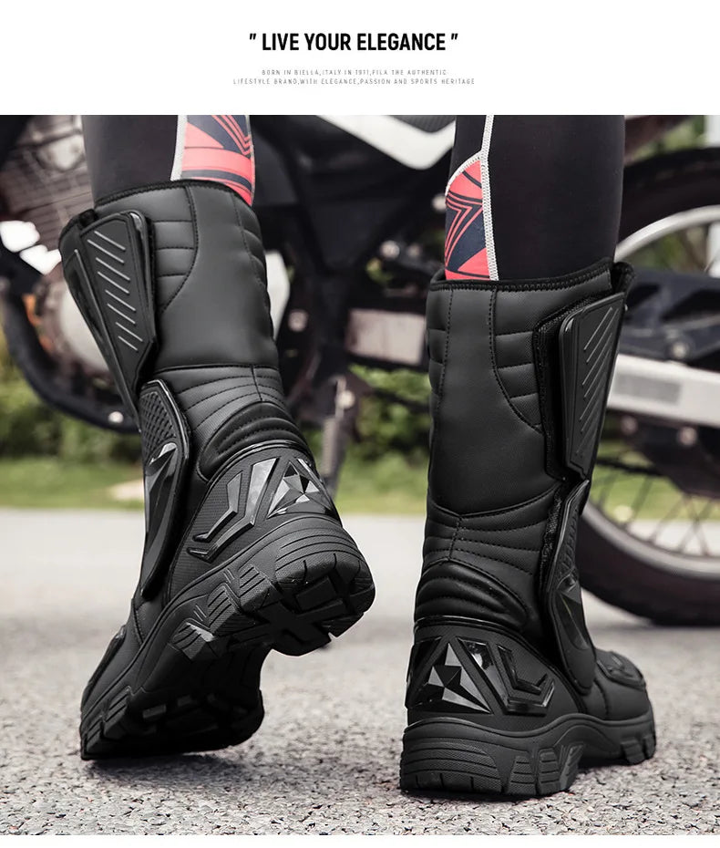 Motorcycle Shoes Riding Rider Motorcycle Boots Racing Travel Equipment Botas Para Moto Botas Moto Motorbike Boots Men