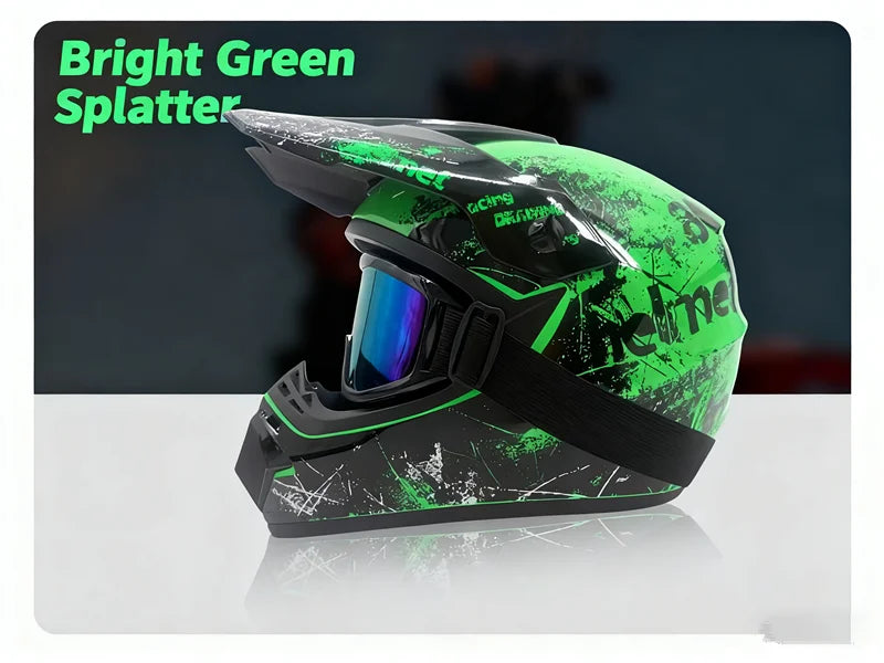 High Quality Motorcycle Off Road Racing Helmet ATV Forest DH Mountain Bike Full Helmet DOT Approved