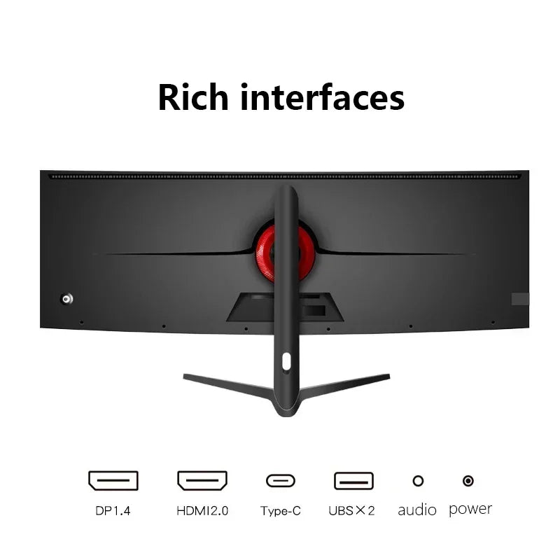 New Factory 4k monito 24 27 32 49 Inch Lcd monitos Curved Borderless Professional 4k Gaming monitos
