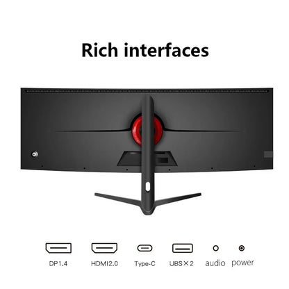 New Factory 4k monito 24 27 32 49 Inch Lcd monitos Curved Borderless Professional 4k Gaming monitos