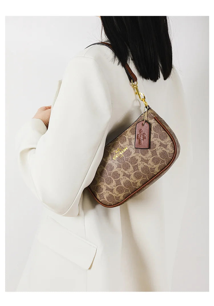 Classic Vintage Ladies Crossbody Handbag High-End Women's Underarm Shoulder Bag Elegant Designer Leather Messenger Bag For Women