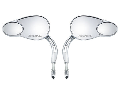 Motorcycles Rear Side Mirrors Rear view For Harley Honda Road King Touring Sportster Fat Boy Softail Bobber Chopper Street Glide