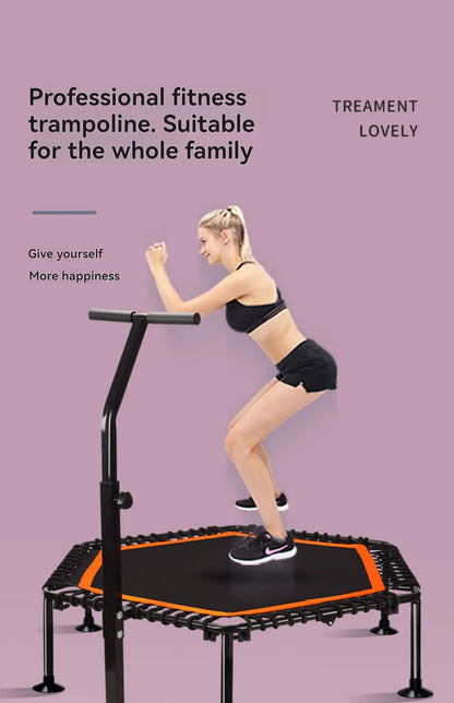 Indoor bungee cord,50-inch trampoline,adult fitness equipment,weight loss equipment,bungee jumping bed,leisure and entertainment