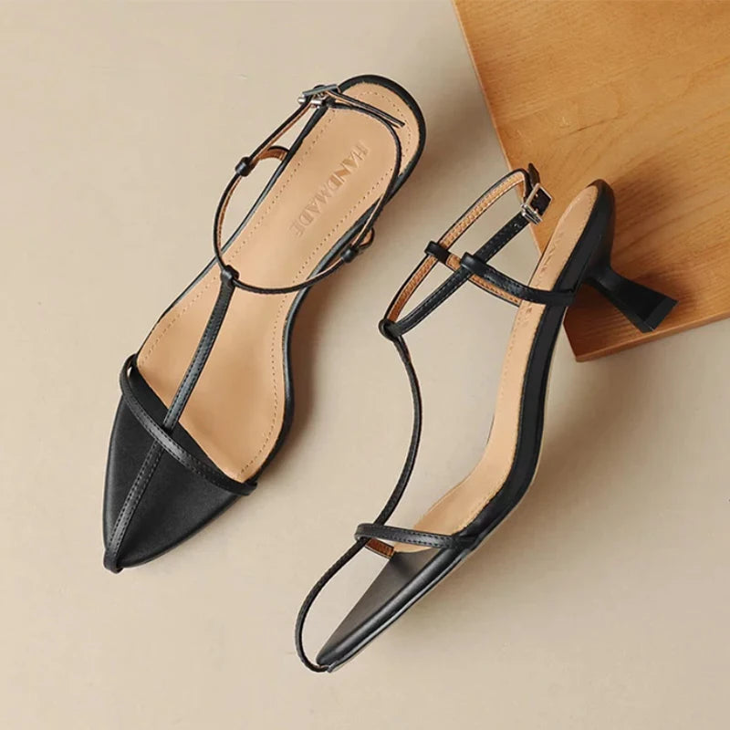 High Heels Sandals Sexy Women Pointed Toe Shoes Luxury Woman Slippers New Pumps Beach Dress Flip Flops Party Mujer Sandalias