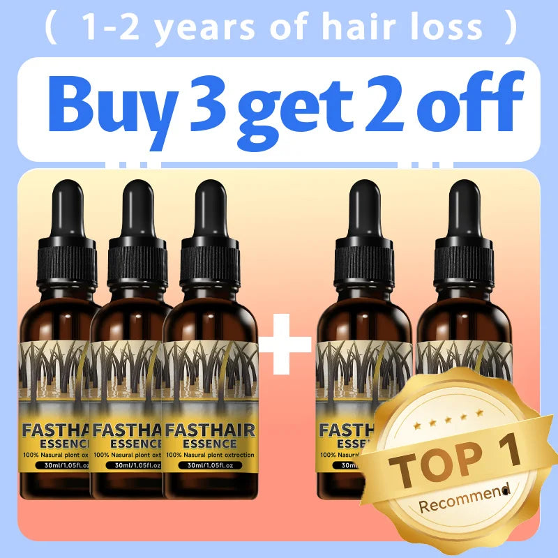 Hair Growth Essential Oil | Anti Hair Loss Regrowth Treatment,Nourishes Scalp & Strengthens Hair, Lightweight Non-Greasy Formula