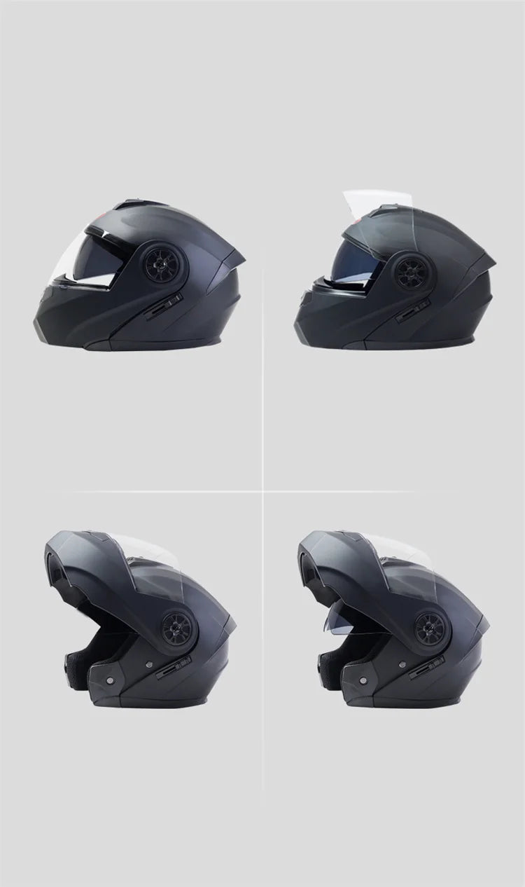 DOT Approved Personalised Flip Up Motorcycle Helmet For Men Women Safety Downhill Motocross Racing Modular Full Face Casco Moto