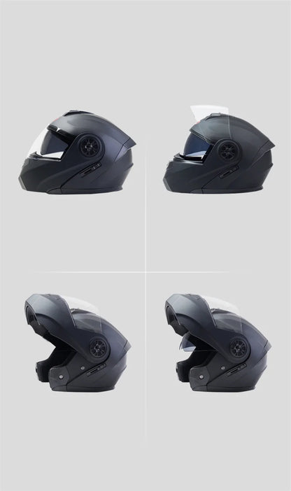 DOT Approved Personalised Flip Up Motorcycle Helmet For Men Women Safety Downhill Motocross Racing Modular Full Face Casco Moto