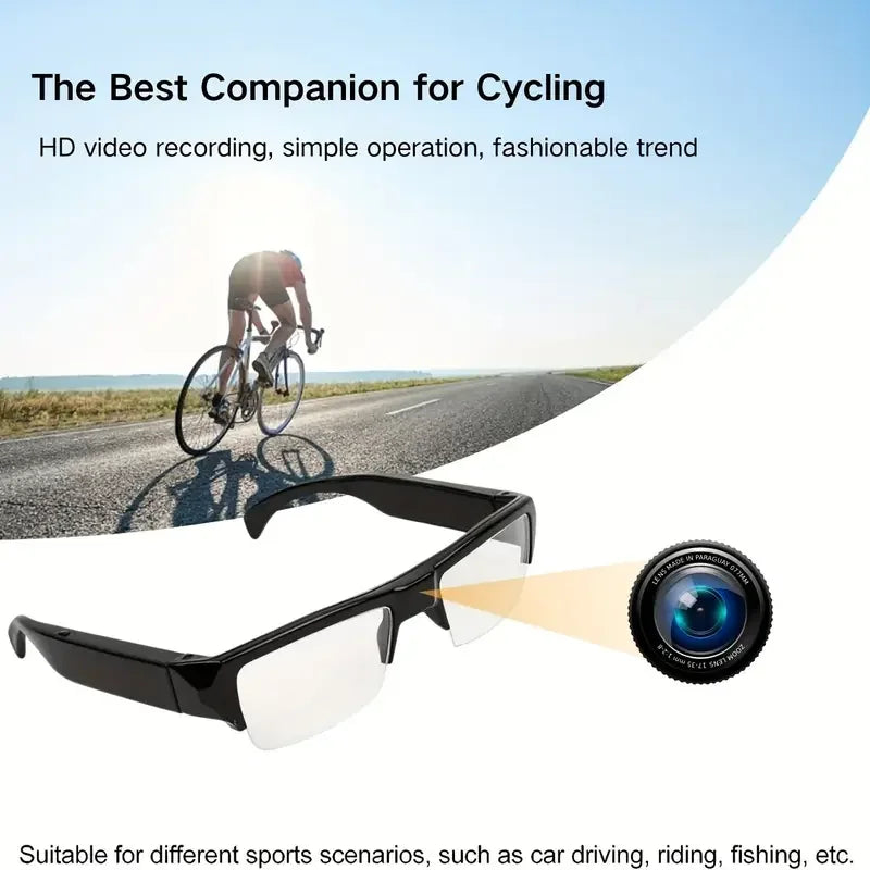 Portable 1080P HD Mini Glasses With Camera Video Recorder Wearable glasses Camera Outdoor Sports DV DVR Surveillance Camcorder