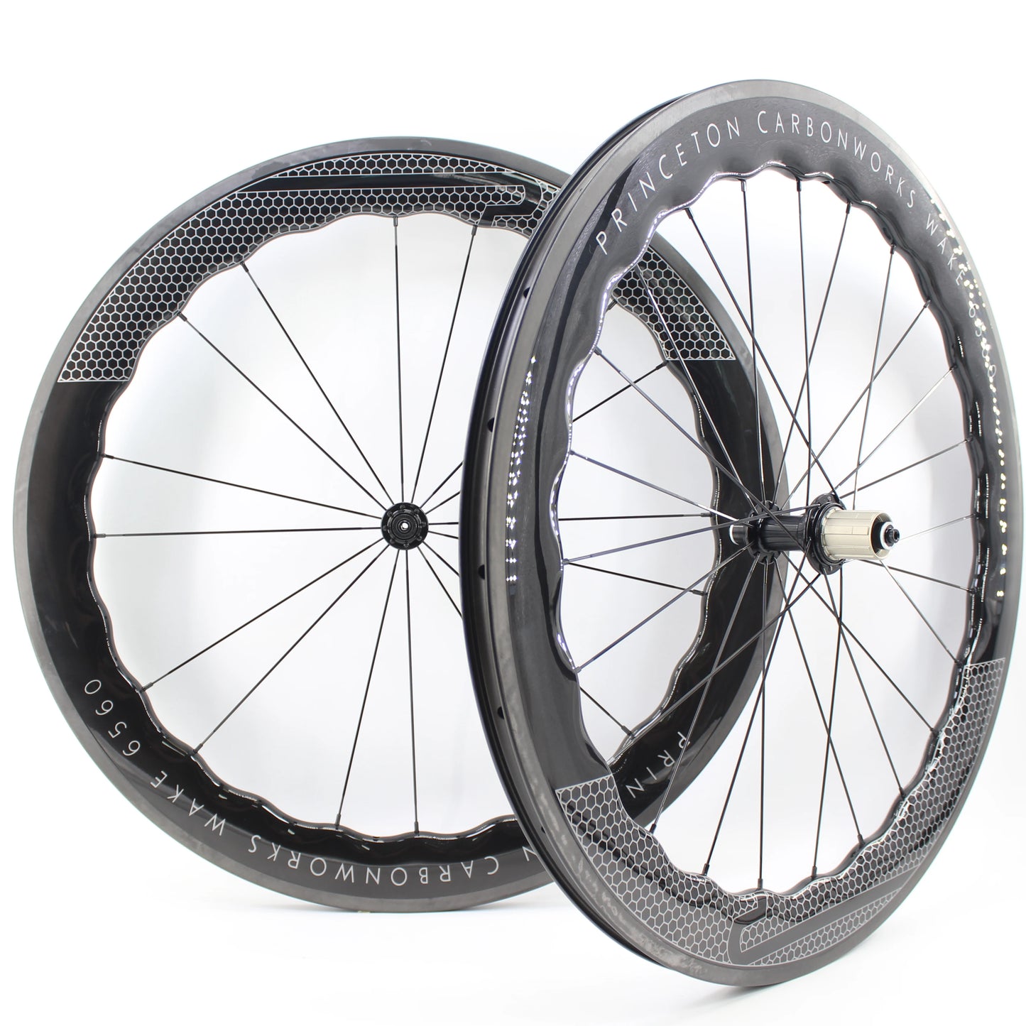 Newest 700C Road Bike UD Full Carbon Fibre wheelset Carbon Bicycle Wheelset clincher tubeless rims 65mm wave 25mm width V brake