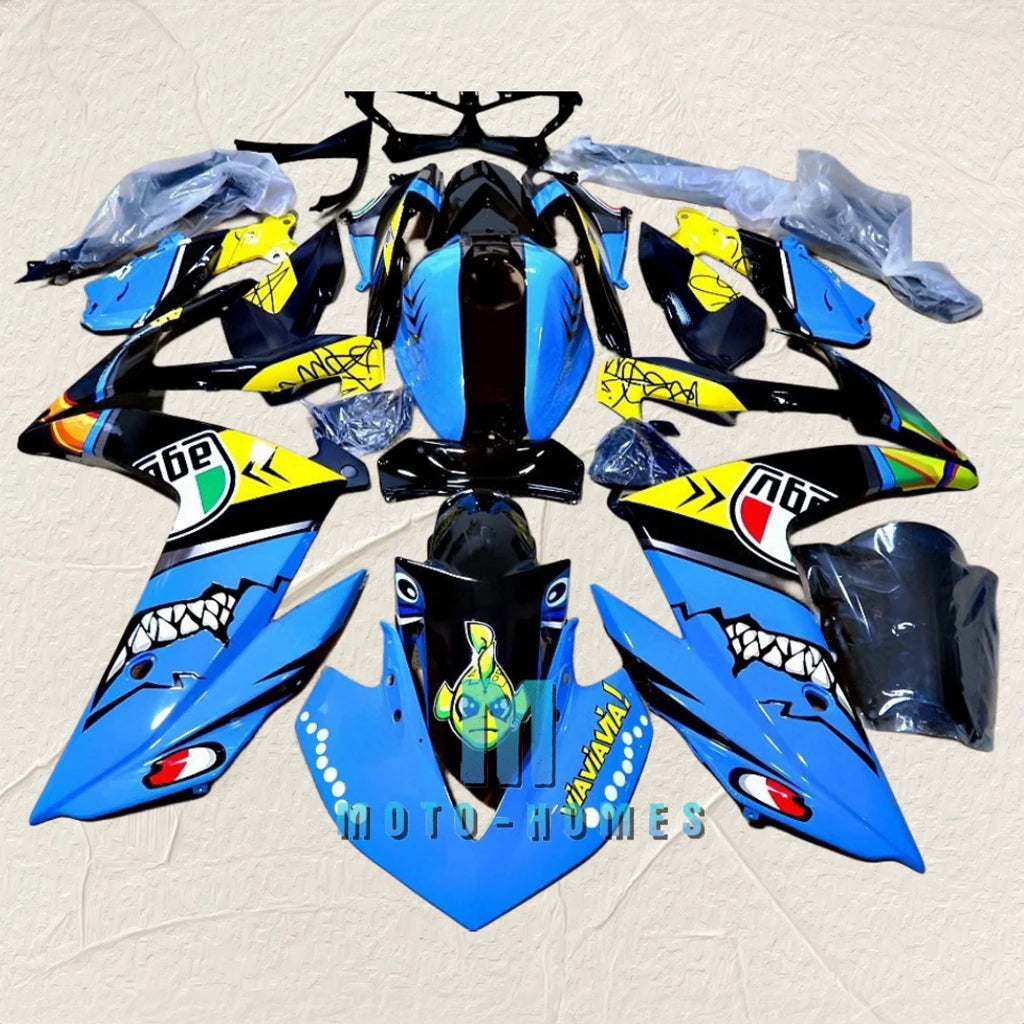Free Custom fairings Kit for YZF R3 R25 2015 2016 2017 2018 Yamaha R25 R3 15-18 Injection Motorcycle Body Repair Kits Blue