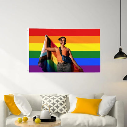 Custom Pride Flag 3X5 Ft Personalized Flags Design Your Image Funny Tapestry Poster For Decorate Clubs