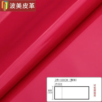 Pvc Patent Leather Fabric By The Meter for Jacket Skirt Bag Clothes Diy Sewing Cloth Waterproof Slightly Hard Wearable Glossy